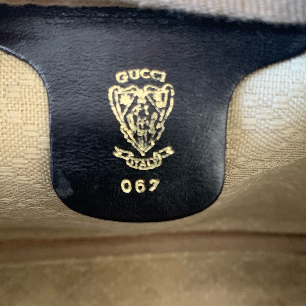 Authentic Black Classic Vintage GUCCI 70s Crossbody- amazing condition 🇮🇹❤️med - Picture 8 of 15